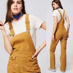 Free People Movin Away Corduroy Overalls